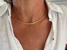 Made of 925K sterling silver 14K Gold Vermeil Has 925 stamp Hypoallergenic Waterproof Tarnish Free 14k Yellow Gold Necklace, Layered Chains, Chain Choker, Gold Chain Necklace, Gold Vermeil, Chains Necklace, Silver Chain, Favorite Jewelry, Gold Necklace