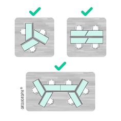 the instructions for how to make a modular table