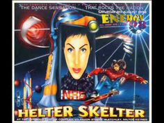 an advertisement for the movie's title, featuring a woman in front of a space station