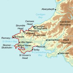 a map showing the location of many towns and roads in england, scotland, and ireland