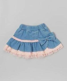 Blue Ruffle Skirt, Pink Ruffle Skirt, Rok Mini, Skirt Diy, Toddler Skirt, Skirt Tutorial