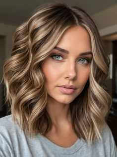 52 Gorgeous Curls for Summer: Hair Color Ideas for Brunettes for 2024 Caramel Blonde Balayage Short Hair, Devil Cut, 2024 Blonde Hair Trends, Icy Blondes, Highlights Hairstyles, Nude Nail