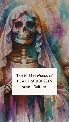 Beyond the veil, mysterious goddess guardians beckon souls to richly-hued realms of eternity. Each region harbors unique mystic caretakers - Hel reaps Norse warriors, Mictecacihuatl feasts alongside fleshless corpses in Aztec chambers, Kali dances destroying illusions, Izanami tends her Japanese garden of ephemeral delights. Let visions of their otherworldly beauty and wrath reveal death’s untold possibilities. Kali Dance, Japanese Goddess, Otherworldly Beauty, Goddess Of The Underworld, Spiritual Beliefs, Modern Witch, Witch Decor, Witch Art