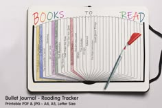 Journal Book Tracker, Grid Journal, Creating A Bullet Journal, Book Tracker, Grid Journals, Dot Grid Journal, Bullet Journal Mood, Reading Tracker, Journal Book