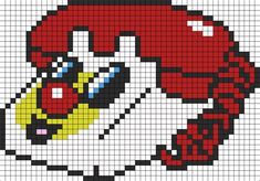 a cross stitch pattern with a baseball player