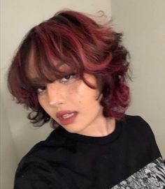 Brown To Pink Balayage, Pink Balayage, Red Hair Inspo, Ava Max