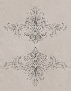 an image of two designs on paper