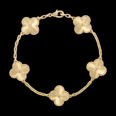 Vintage Alhambra Bracelet, Alhambra Bracelet, Gold Vans, Van Cleef And Arpels Jewelry, Van Cleef & Arpels, Van Cleef And Arpels, Clover Charm, Jewelry Lookbook, Van Cleef Arpels