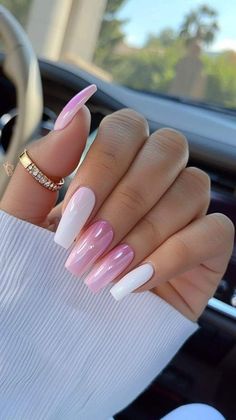 Dorota Palicka Nails, Pink Acrylics, Kawaii Nails, Hot Nails, Short Nails, Pink Nails, Acrylic Nails, Nail Designs