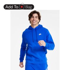 in stock Nike Club Fleece, Men's Sportswear, Plus Size Shopping, Wedding Watch, Mens Sportswear, Nike Sportswear, Fleece Hoodie, Casual Sneakers, Kangaroo Pocket