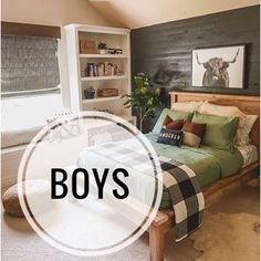 Other | All Things Boys | Poshmark Wooden Bed Boys Room, Kids Fall Bedroom Decor, White Furniture Boys Bedroom, Pottery Barn Boy Room, Green Bedding Boys Room, Full Size Bed Boys Room, Full Bed Boys Room, Kids Hunting Bedroom, Toddler Boy Neutral Bedroom