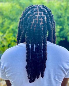 Boy Loc Hairstyles, 2 Strand Twist Locs Style, Loc Knots, Mens Twists, Locs Men, Men's Braids