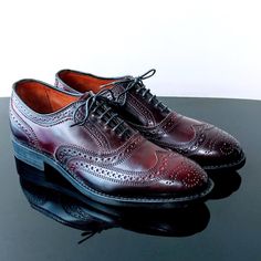 Allen Edmonds Cambridge Shell Cordovan Wingtip Handcrafted In Usa In Burgundy Cordovan With 360 Bench Welt Construction For Durability & Stability ~ For Centuries Shell Cordovan Leather Has Been One Of The Most Sought-After Shoemaking Materials, Classic Brogue Wingtip Built With Hand-Selected Hides From Chicago's Famed Horween Tannery. Handcrafted In Port Washington, Wisconsin Usa :) Retail: $750 Condition: Brand New With Allen Edmonds Original Shoe Box (No Price Tag) Bonus: Allen Edmonds Luxury Luxury Goodyear Welted Dress Shoes For Galas, Luxury Brown Dress Shoes For Wedding, Designer Formal Wingtip Leather Shoes, Luxury Wingtip Dress Shoes For Galas, Luxury Dress Shoes With Brogue Detailing For Galas, Elegant Goodyear Welted Leather Shoes For Galas, Luxury Wingtip Oxfords For Galas, Designer Goodyear Welted Dress Shoes For Galas, Luxury Wingtip Leather Shoes