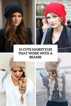 - https://howcandothis.com/hairstyleideas/7-beanie-coiffure-traits-thatll-blow-up-your-instagram-in-2024/ Beanie Hairstyles, Trendy We Fryzurach, Epic Hair, Old Hairstyles, Cute Beanies, Hairstyle Trends, Beanie Style, Athletic Hairstyles, Curly Bob Hairstyles