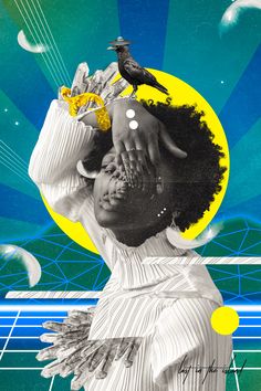 Afrofuturism Art, Digital Collage Art, Surreal Collage, Magazine Collage, Afrocentric Art, Collage Poster, Collage Illustration, Fashion Collage, Random Art