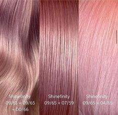 Pink Toner For Hair, Pink Wella Formula, Wella Shinefinity Formulas, Shinefinity Formulas, Hair Formulas