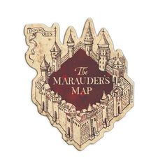 the maraauder's map sticker on a white background