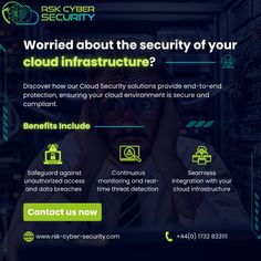 Concerned about your cloud security?

Our end-to-end Cloud Security solutions offer robust protection, including real-time threat detection and seamless integration.

Safeguard your cloud infrastructure today!

Contact us at
www.rsk-cyber-security.com
+44(0) 1732 83311

#cloudsecurity #cybersecurity