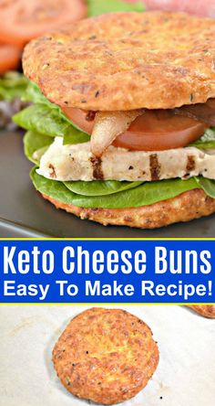 the keto cheese buns are easy to make, and they're delicious