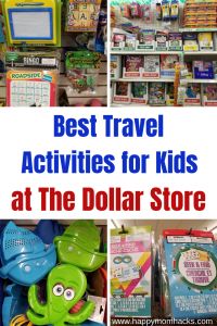 the best travel activities for kids at the dollar store