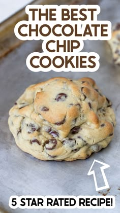 the best chocolate chip cookies are 5 star rated recipe and they're super easy to make