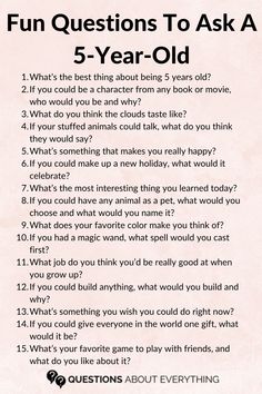 fun questions to ask a 5 year old Fun Questions For Kids, Best Questions, Great Questions, Fun Questions, Parenting Knowledge, Smart Tiles, Fun Questions To Ask, Smart Parenting