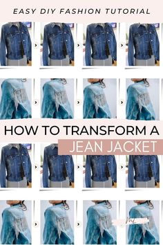 how to bleach and bling denim jeans Diy Jacket Refashion, Rhinestone Jean Jacket, Diy Bedazzled, Fringe Jacket Outfit, Easy Diy Fashion, Jean Jacket Diy, Bleached Denim Jacket, Denim Diy Clothes, Bedazzled Jeans