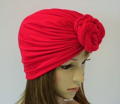 Turban for women, top knotted turban hat. The turban is really modern, nice and comfortable head accessory. Made by me in the United Kingdom. I make these turbans in three different sizes : S- 51-54 cm (20-21 inches) in circumference M- 54-57 cm (21-22.5 inches) in circumference L- 57-60 cm (22.5-23.5 inches) in circumference If you need a special size please contact me and let me know. Hand wash only 30-40 d , Minimum Wash, Short Spin,Do Not Wring,Do Not Iron, Do Not Bleach. All items I made my Turban Fashion, Jersey Turban, Turban For Women, Fashion Turban, Head Wear, Turban Hat, Head Accessories, Skull Cap Beanie, Turbans