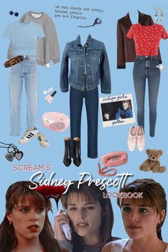 an image of some clothes and accessories for the character salliy pressotti