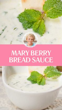 Mary Berry Bread Sauce Bread Sauce Recipe, English Baking, Mary Berry Christmas, Berry Bread, British Bake Off Recipes, Foodie Lover, Bake Off Recipes, Almond Shortbread Cookies, Mary Berry Recipe