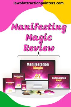 an advertisement for the manifesting magic review