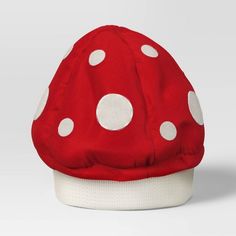 Mushroom Christmas Costume Hat - Wondershop™ Red/White Red Polka Dot Hat, Christmas Tree Headband, Rainbow Halloween, Mushroom Christmas, Christmas Elf Costume, Santa Belts, Headpiece Accessories, Mushroom Hat, Halloween Headband