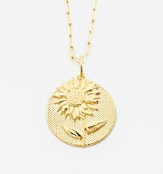 Bold Sunflower Necklace Sunflower Ring, Sunflower Necklace, Butterfly Pendant Necklace, Gold Alloys, Sunflower Wedding, Zodiac Necklaces, Go Around, Butterfly Pendant, Heart Bracelet