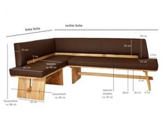 an image of a couch with measurements for the seat and back cushions on each side