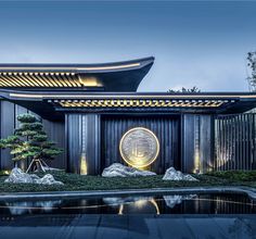 Asian Style House, Modern Traditional House, Traditional Chinese House, Chinese Style Interior, Asian House, Architecture Design Process, Zen House