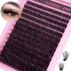 PRICES MAY VARY. Versatile Lengths (10-18mm) for Any Style: Choose from lengths ranging from 10mm to 18mm to create the unique lash look for any occasion 200D Thick and Fluffy Volume: Each lash cluster boasts 200D volume, offering a thick and fluffy appearance to enhance your eyes 336PCS for Long-Lasting Use: Enjoy long-term use with a generous supply of 336 individual lash clusters, giving you multiple applications DIY Eyelash Extension at Home: Easily apply these eyelash clusters yourself, eli Best Lash Clusters, Cat Eye Lash Clusters, Applying Lash Clusters, Cluster Eyelash Extensions Diy, Amazon Lash Clusters, Eyelash Clusters, Mink Individual Lashes, Cluster Eyelash Extensions, Cluster Eyelashes