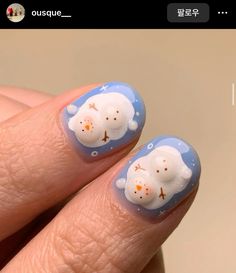 Navidad Nails, Bears Nails