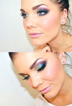 Linda Hallberg makeup 80s Fancy Dress, Linda Hallberg, 80s Hair, Eye Make, Colorful Makeup, Cool Eyes, Makeup Tools, Maquillaje De Ojos