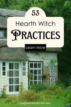 Check out this list of 53 different hearth witch practices that you can start doing today! Witch Types, Hearth Witch, Goddess Witch, Infj, Mind Body, Witch, Cottage, Canning, Nature