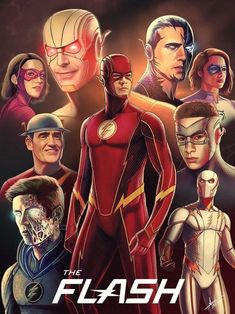 the flash and his gang are in this poster