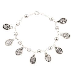 Divine Mercy Medal Bracelet - 12 Pieces Per Package St Michael Prayer, St Michael Medal, In Disbelief, Help The Poor, Mother Of God, Saint Benedict, Our Lady Of Guadalupe, Divine Mercy, Lady Of Guadalupe