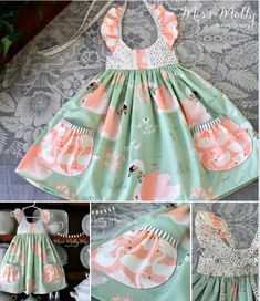 I love these pockets Pocket Ideas, Toddler Dresses, Sewing Patterns Girls, Trendy Sewing, Dresses For Girls, Baby Projects, Sewing Patterns For Kids, Girl Pattern, Little Dresses