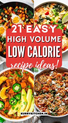 the best low calorie meals to make in less than 30 minutes or less