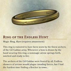 the ring of the endlesss hunt is shown in an advertisement for rings of the endless