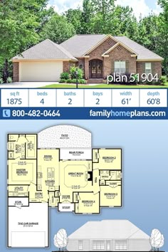 the floor plan for this house is very large and has two master suites on each side