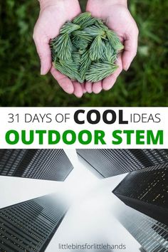 45 Outdoor STEM Activities For Kids - Little Bins for Little Hands Summer Stem Activities, Science Technology Engineering Math, Outdoor Learning Activities, Steam Ideas, Science Camp, Kid Science