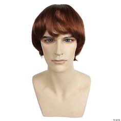 Mid-priced Mop Top great for 1960s rockers. Synthetic wig fits most adults. Mushroom Bob, Mens Wigs, Champagne Blonde, Bearded Lady, Halloween Express, Stuffed Mushroom Caps, Costume Parties, Mild Shampoo, Costume Contest