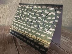 This is an Army or military notecard set. Support our troops cards come in a set of 3 or 6 cards. A great way to honor that special military veteran or active serviceman in your life! The handmade cards have been left blank inside for you to pen in your own personal greeting.