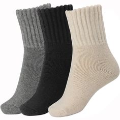 PRICES MAY VARY. Boot Socks for Women size 5-11: The thermal socks can insulate the heat farily well.With these winter socks,you can note a difference if suffer from cold feet.Just the right woolen socks women for winter cold weather to keep the feet warm. Thick Socks Winter Socks for Women: The no show compression socks fit most women because ethel are tube style. They can make the feet comfort and relaxed, non slip off warmer socks for sports or everyday use. Women's Calf Socks, Cute and Cozy Warm Winter Socks, Moisture Wicking Socks, Woolen Socks, Outdoor Socks, Cabin Socks, Thermal Socks, Cashmere Socks, Work Socks, Insulated Boots