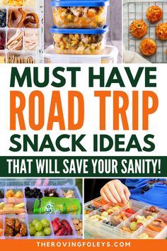 the ultimate road trip snack ideas that will save your sanity